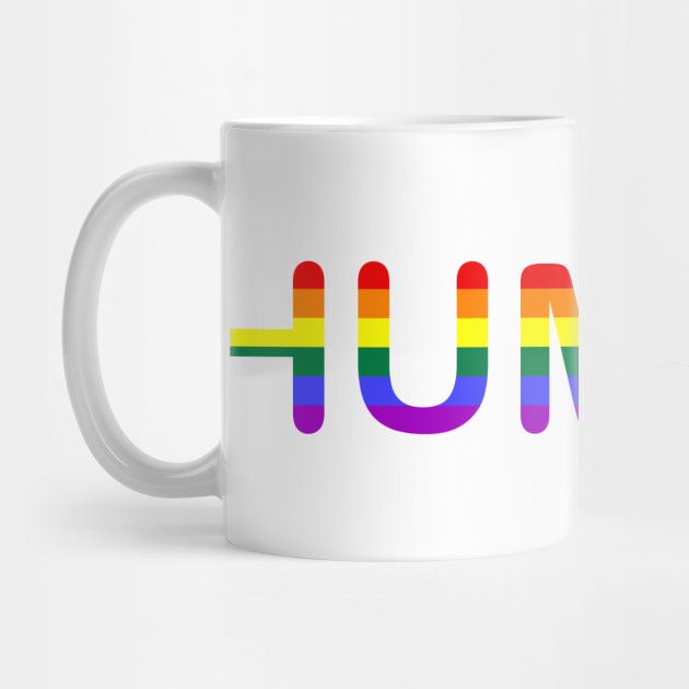 Rainbow Human LGBT Pride by Pridish